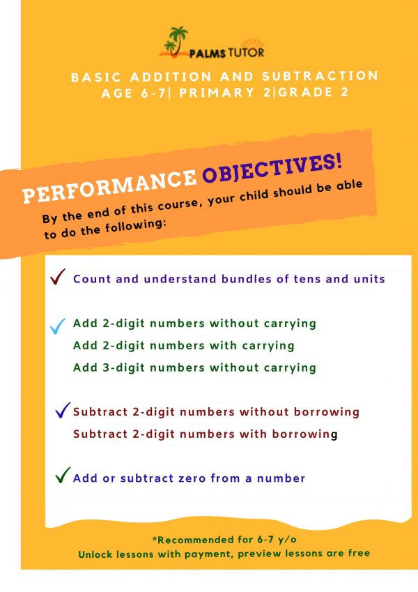 Basic Addition and Subtraction (Age 6-7)